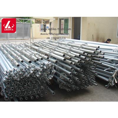 China Argon Arc Welding Steel Ring Lock Layer Truss , Concert Scaffold Truss With Roof for sale
