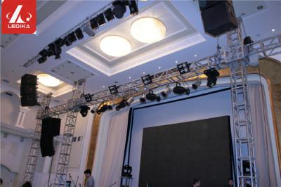 China Projection Screen Truss Goal Post Aluminum Truss 0.5m - 4m Hanging Reflector Lamp for sale