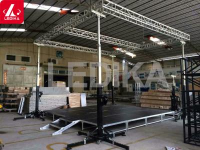 China Fireproof Steel  Truss Tower System Easy To Transport And Set Up / Truss Crank Stand for sale