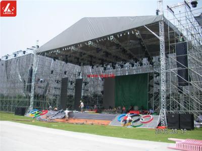 China 6082 T6 Aluminium Box Truss System 0.9ft - 3.3ft For Outdoor Celebration Party for sale