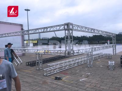 China Durable Strengthen Box Truss System Aluminium Stage Truss For Commodity Fair for sale