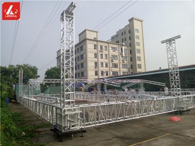 중국 6082 재상할 수 있는 단계 지붕 트러스 옥외 사건을 위한 12 - 30m 최대 경간 판매용