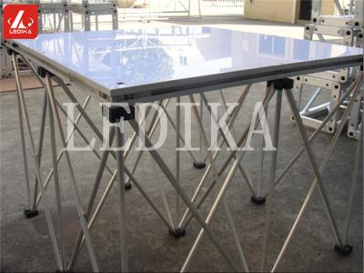China Dragnet Stage Aluminum Stage Platform 0.2 - 0.8 Height Efficiency Folding Stage for sale