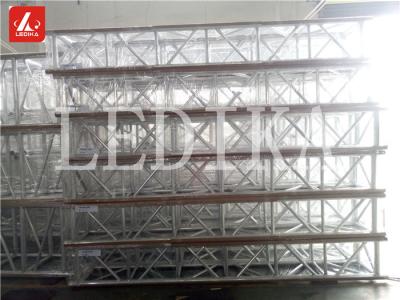 China Indoor Concert Light Aluminum Spigot Truss 387 mm Silver Square Spigot Truss for sale