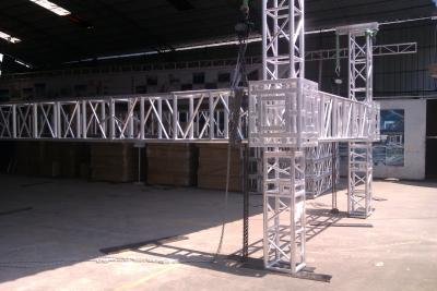China Heavy Duty Stage Lighting Aluminum square Truss Led Screen Truss for sale