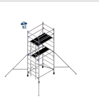 China Easy Assembled Aluminum Scaffolding Tower For Outdoor Work Bench for sale