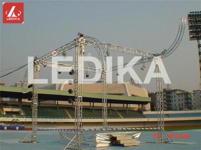 China 30M Max Span Aluminum Box Truss 3mm Thickness 0.5M - 4M Length For Outdoor Event for sale
