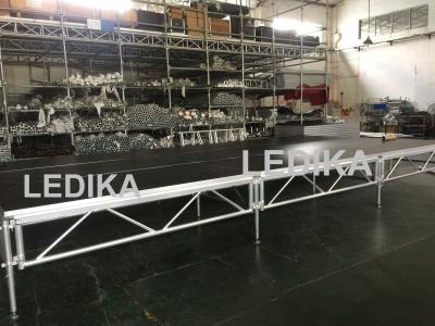 China 1 - 1.4m Indoor / Outdoor Assemble Aluminum Stage Platform 6082-T6 Material for sale