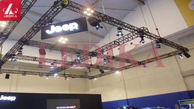China Multifunctional Aluminum Alloy Stage Lighting 400*400MM Bolt Truss For Auto Show for sale