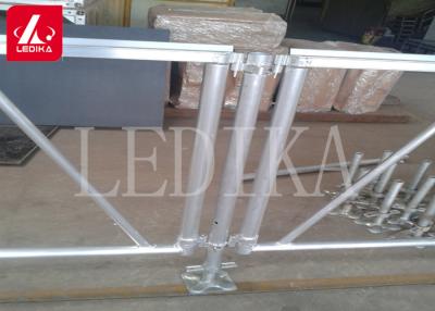China Aluminium Frame Plywood Assembly Stage Roof Truss Customizable Anti-slip for sale