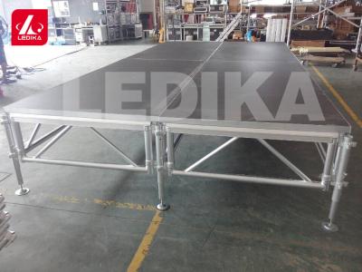 China High Denify Panel Aluminum Stage Platform / Wedding Portable Stage Truss for sale