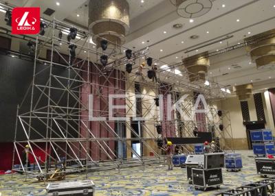 China Flexible Layer Truss ,Aluminium Slab Form Lighting Scaffolding For Line Array for sale