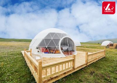 China Waterproof 6M Glamping Geodesic Dome Tent Hotel For Resort for sale
