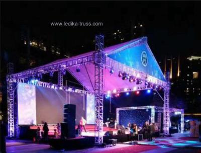 China 6082 T6 Aluminium Box Truss System For Outdoor Celebration Party for sale