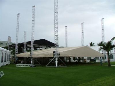 China braguero del tejado de la etapa del triángulo de los tableros de la plataforma de la etapa de 290m m para la iluminación de DJ en venta
