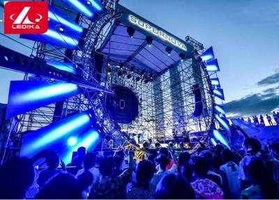 China Justierbarer Stadiums-Dach-Binder für die Ereignisse, die Konzert-Verkaufsförderung beleuchten zu verkaufen