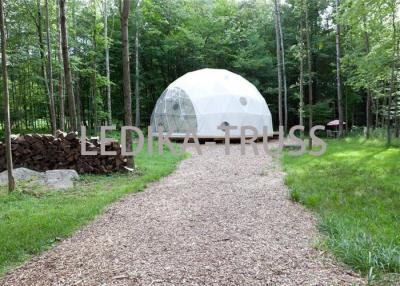 China Entry Camping Geodesic Dome Tent 12m For Hotel Retail Shop for sale
