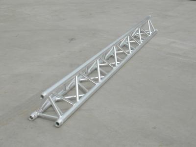 China Triangle Spigot Aluminum Lighting Truss With Steel Fork End Connections for sale