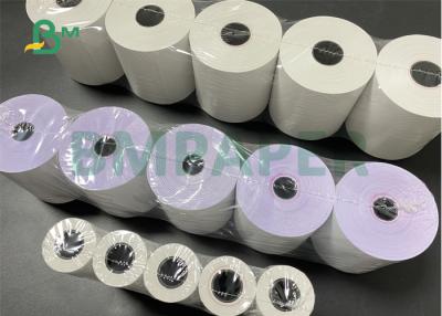 China 48g 80g modificó el rollo termal del papel para requisitos particulares de la etiqueta engomada para pegajoso estupendo de la etiqueta expresa en venta