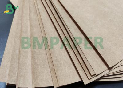China 20kg 25kg Dark Brown Flour Bags Paper Sack Kraft Paper 80gsm 90gsm for sale