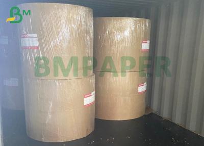 China Recycled Fibers Brown Kraft Liner Paper 150gsm Great Strength for sale