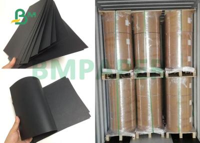 China SRA1 Size Uncoated 350gsm 400gsm Black Cover Boards Sheet For Book Covers for sale
