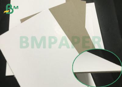 China Recycled Pulp 0.8mm To 3mm Thick White / Black Laminated Grey Paperboard sheets for sale