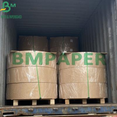中国 230gsm Brown Bottom Of White Coated Eco - friendly Liner Kraft Paper For Packing 販売のため