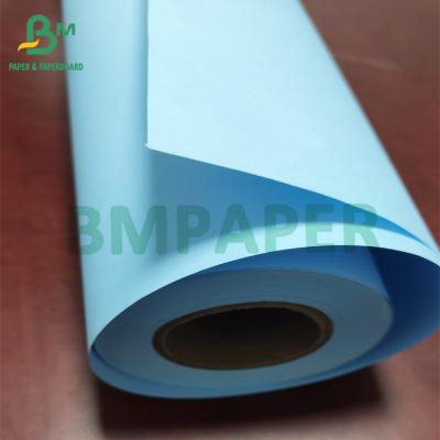 Cina doppia carta parteggiata a un solo lato del getto di inchiostro di Paper 50m 100m cad della stampante del tracciatore di web di carta del modello 80g in vendita