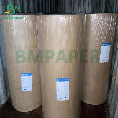 China 75gsm High Expansible Strong Burst Resistance Brown Kraft Paper for sale