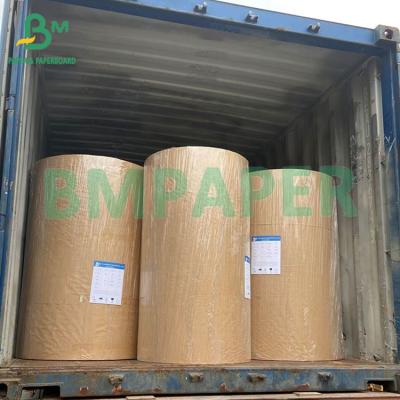 China 70gsm Carta Per Sacchi Di Cemento High expansible kraft paper brown cement sack en venta