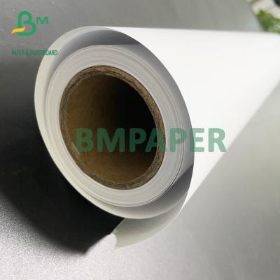 China 2'' Core 24'' x 150' Bright White Coated Bond Paper Roll 24lb for Color Poster Printing en venta