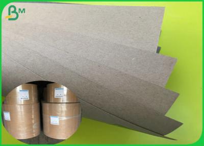 China Brown color Recycled Corrugated Kraft Paper Rolls 50g 70g Uncoated Kraft Paper for sale