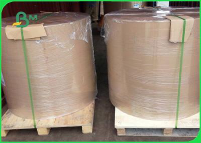 China Brown Unbleached Kraft Paper 110 - 220 Gsm Kraft Liner Board Paper for sale