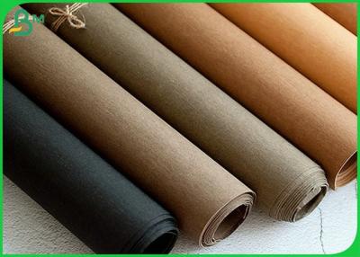 China Durable Washable Kraft Paper Fabric 0.3MM 0.55MM Thickness Anti Tear for sale