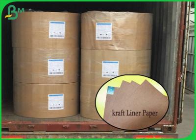 China Brown Uncoated Recycled Paperboard , Unbleached Kraft Paper 80g - 400g Thick for sale