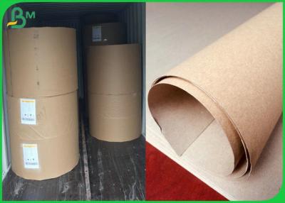 China Smooth Surface 300GSM Brown Kraft Paper Roll For Making Pizza Box for sale