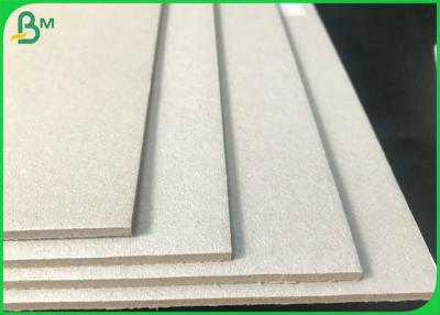 China Recycled Laminated Board Paper Gray 1.8mm 2mm Thick Grey Cardboard sheets for sale
