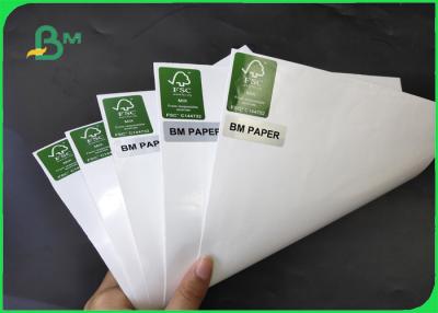 China 70g + 20g Woodfree Offest Paper PE Coated Greaseproof And Waterproof In Sheets for sale