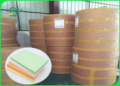 China FSC Pure Wood Pulp Colored Green Offset Printing Paper Color Designated 70CM 100CM for sale