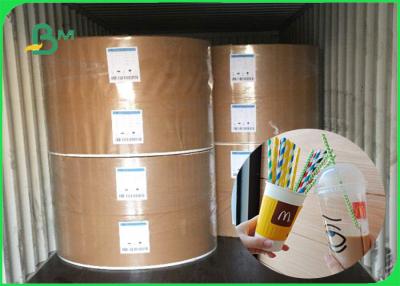 China 60gsm & 120gsm Moisture And Water Resistance Straw Paper For Drinking for sale