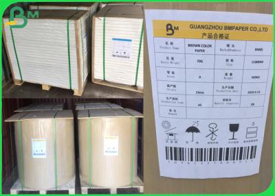China El FSC recicló a Bobina De Papel Kraft 110 - 220gsm a prueba de humedad para empaquetar en venta