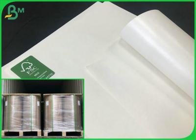 China 40G ao papel do ofício de 350G C1S/placa de marfim brancos com PE revestiu os carretéis de papel do copo à venda