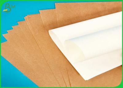 China 40G 50G Virgin Uncoated White Sack Kraft Paper / Brown Craft Paper Jumbo Roll for sale