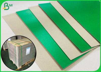 China 1.2MM Green Colored Book Binding Board For Making File Box Or File Holder for sale
