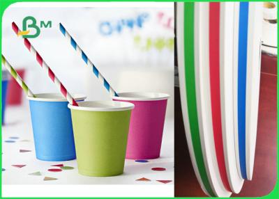 China FDA Approved 14mm 15mm Slitted Paper For Drinking Straw 100% Compostable for sale