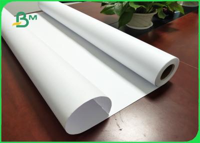 China 20# Inkjet Plotter Paper High Brightness FSC Certified For HP Printer Length 100m for sale