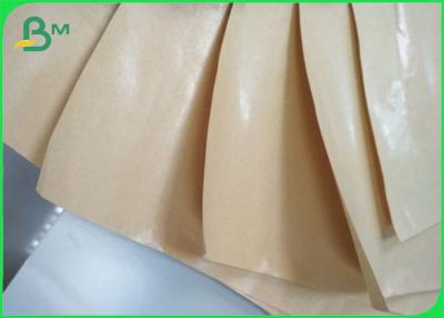 China FDA 250gsm 300gsm + PE Coated Brown Kraft Paper For Paper Plates for sale