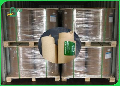 China 60gsm 70gsm 80gsm Recycle Pulp Folding Resistance Brown Kraft Paper For Packing for sale