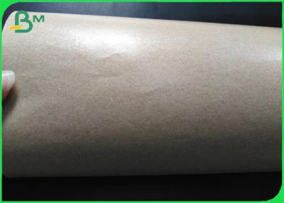 China FDA Approved 1 Side PE Coating Brown Craft Paper Rolls 36